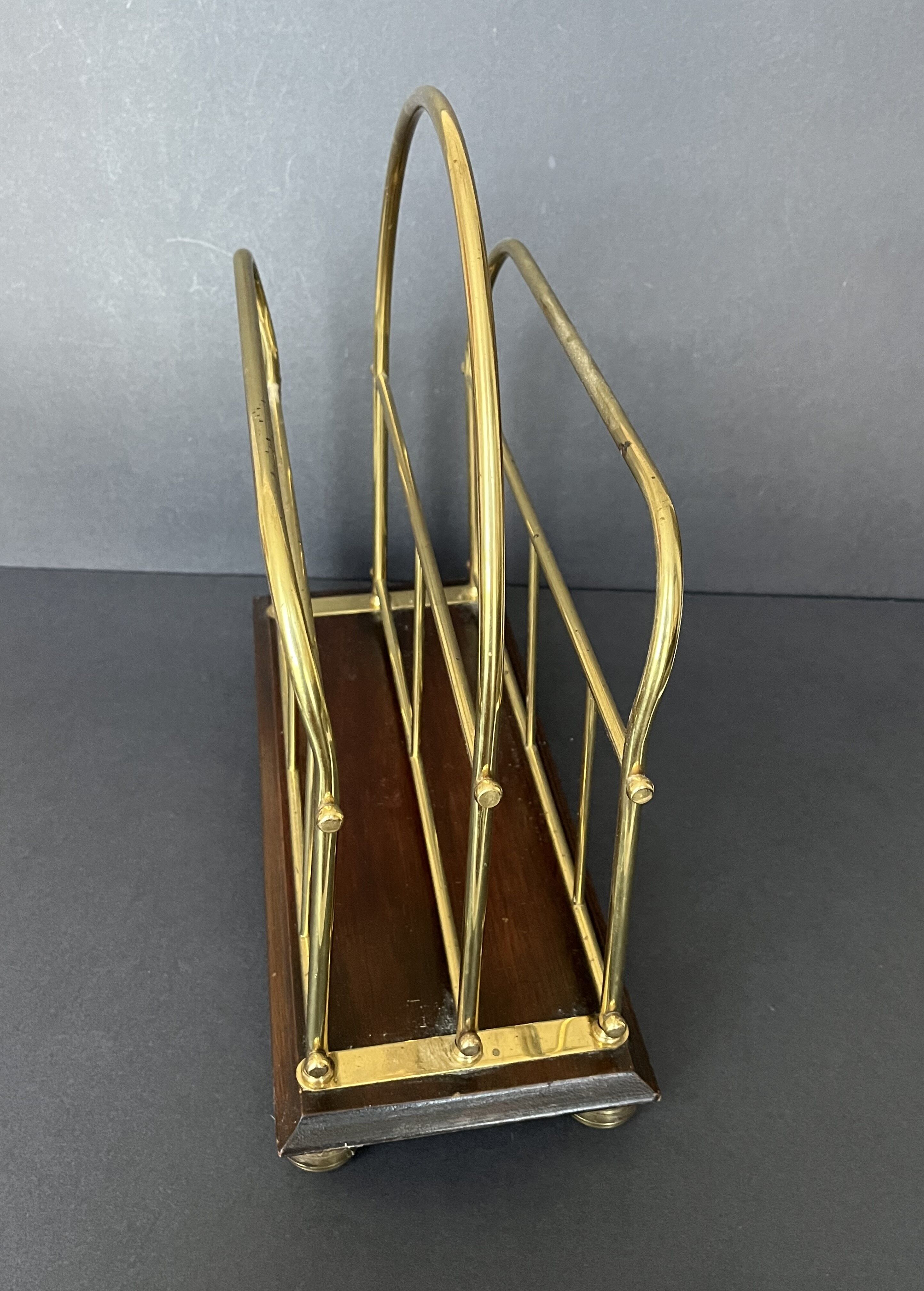 Vintage magazine door in gold metal