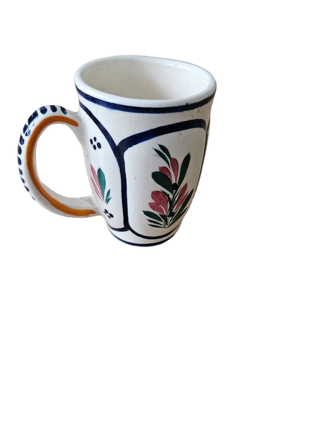 HB HENRIOT QUIMPER Breton character mug