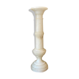 Column, white alabaster harness