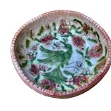 Edouard cazaux cup, firebird decoration on a background of floral seeds,