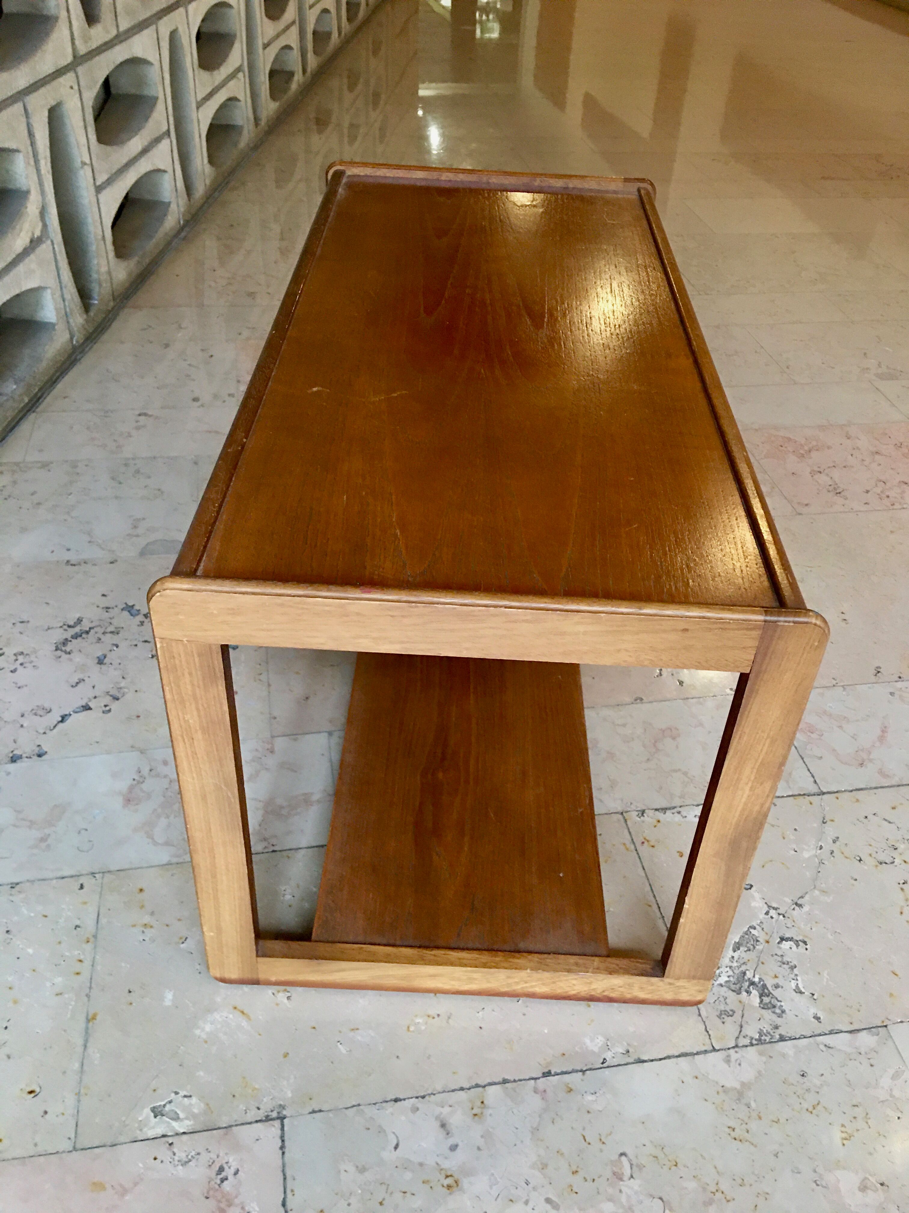 Teak coffee table