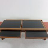 Eighties design coffee table by Bernard Vuarnesson for Bellato