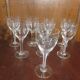 Suite de 8 verres à vin en cristal
