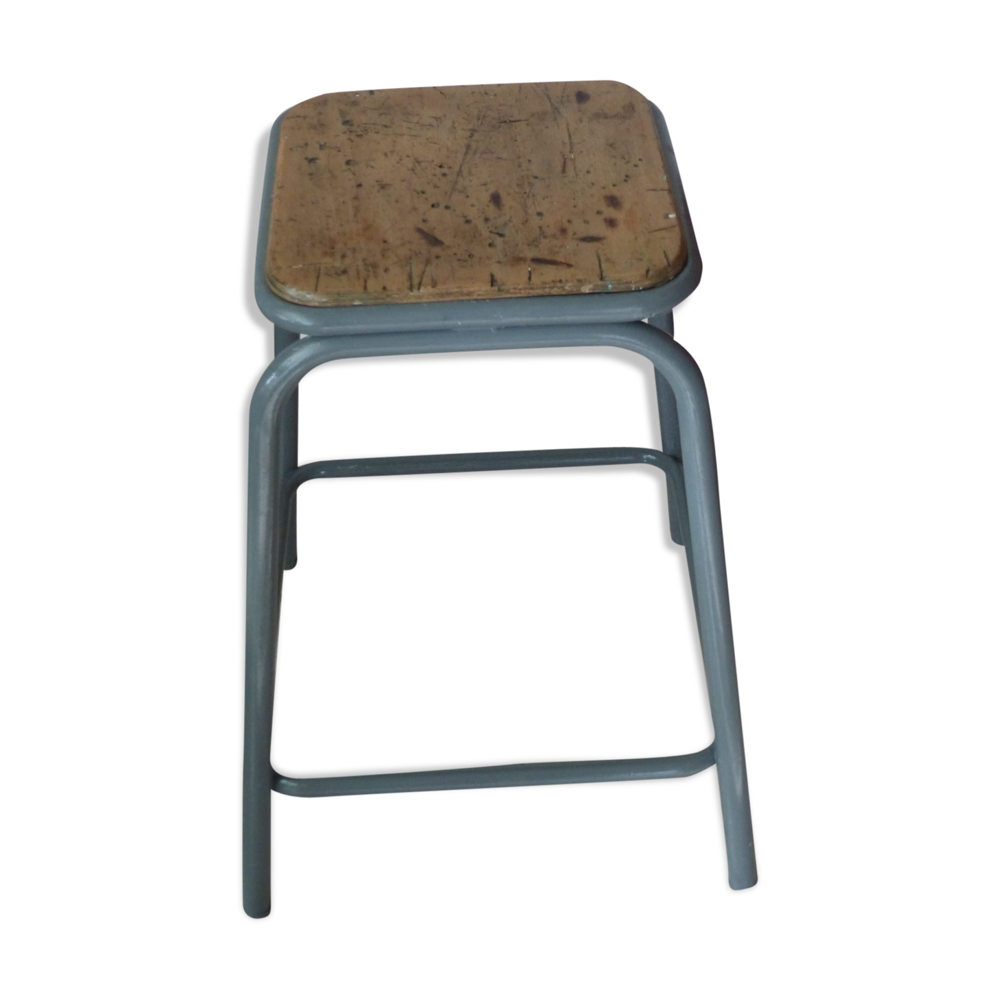 Renovated industrial stool
