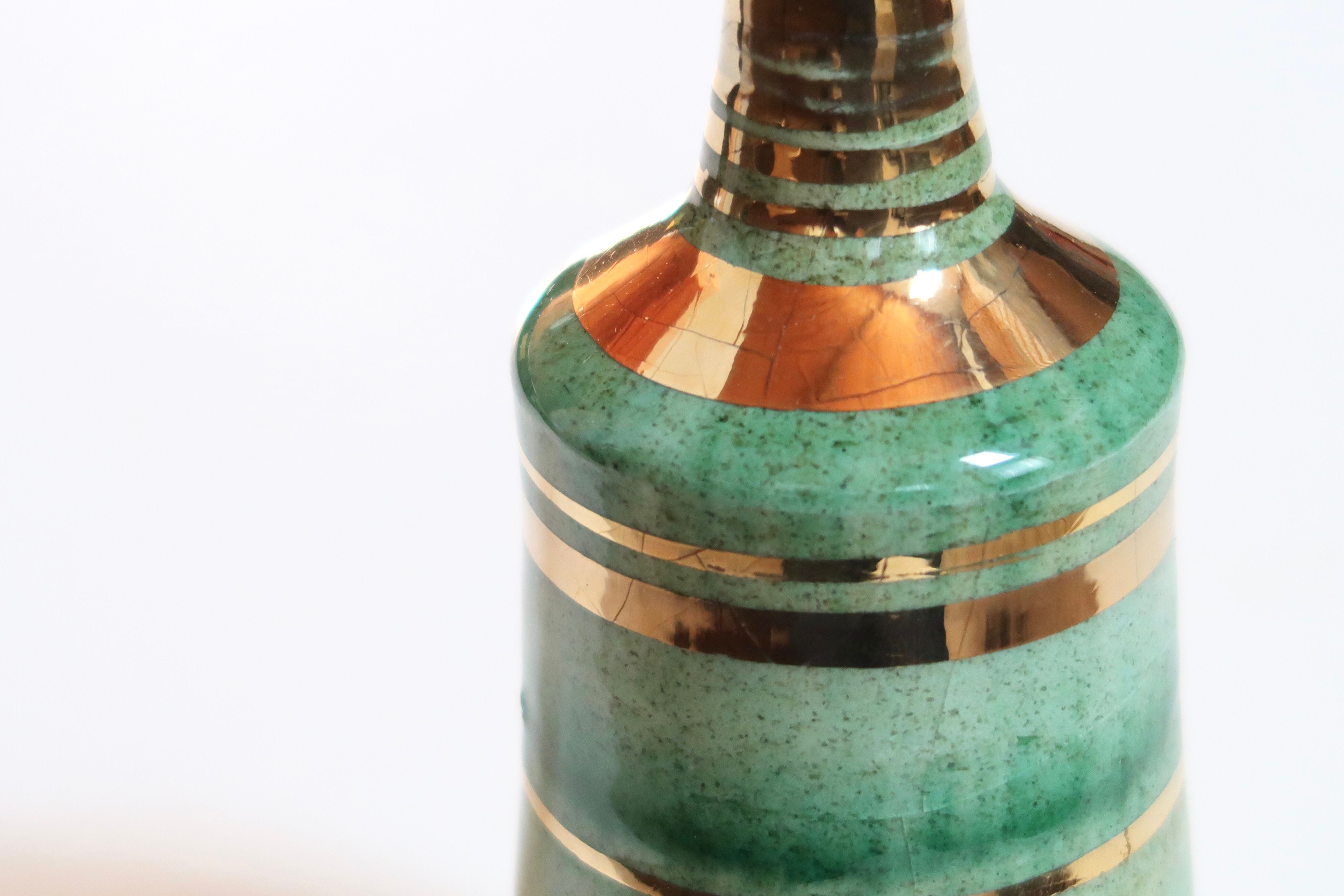 Ceramic bottle vase by Georges Pelletier, 70s