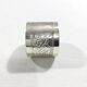 Silver towel ring