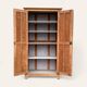 Armoire parisienne panneautée en bois brut, 1930