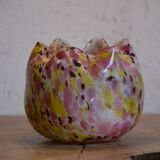 Vase jaune et rose