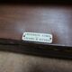 English high back cognac leather wingchair by Criterion cord