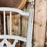 Old straw chair