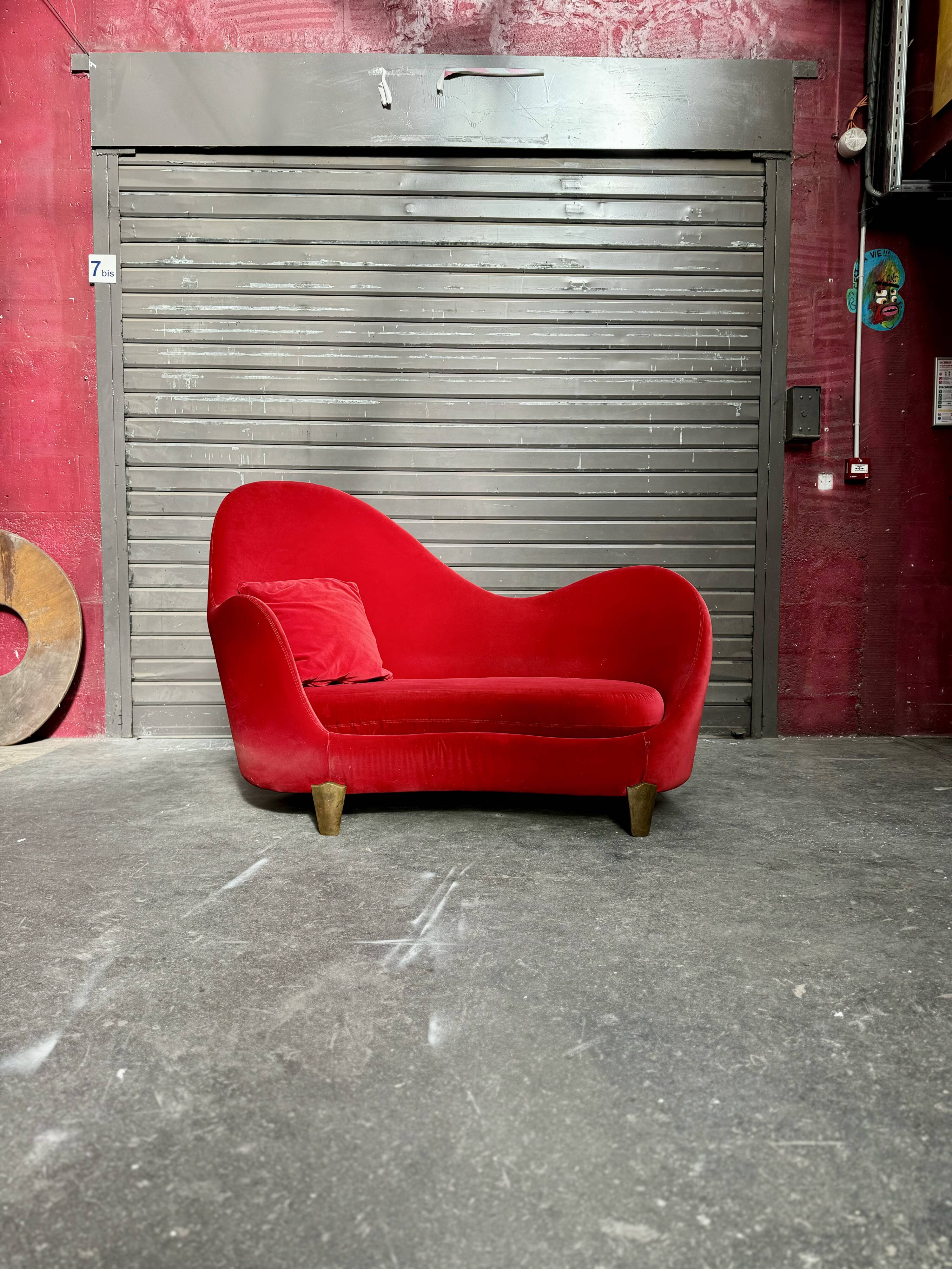 Small sofa / Daybed Koala model by Elisabeth Garouste and Mattia Bonetti