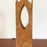 Vintage cork lamp 70s