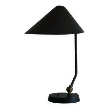 Lampe de bureau moderne danoise réglable en métal, fabriquée par Louis Poulsen, années 1950