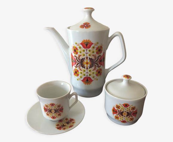 Service thé, café porcelaine Vercor