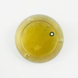 Mid-Century Amber Bubble Glass Flush Mount by Helena Tynell for Limburg, Germany, 1960s