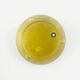 Mid-Century Amber Bubble Glass Flush Mount by Helena Tynell for Limburg, Germany, 1960s