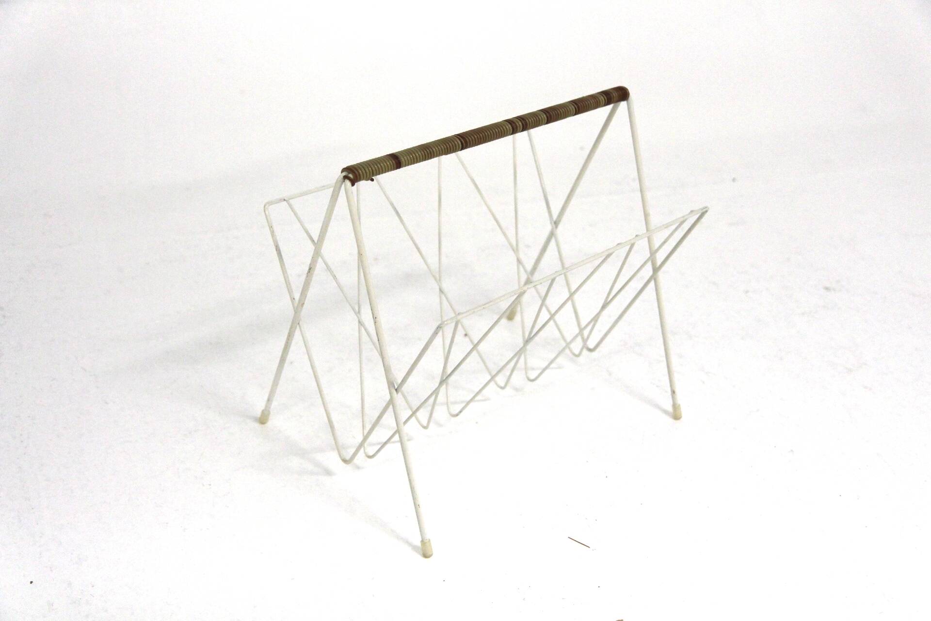 Metal magazine rack, Sweden, 1950