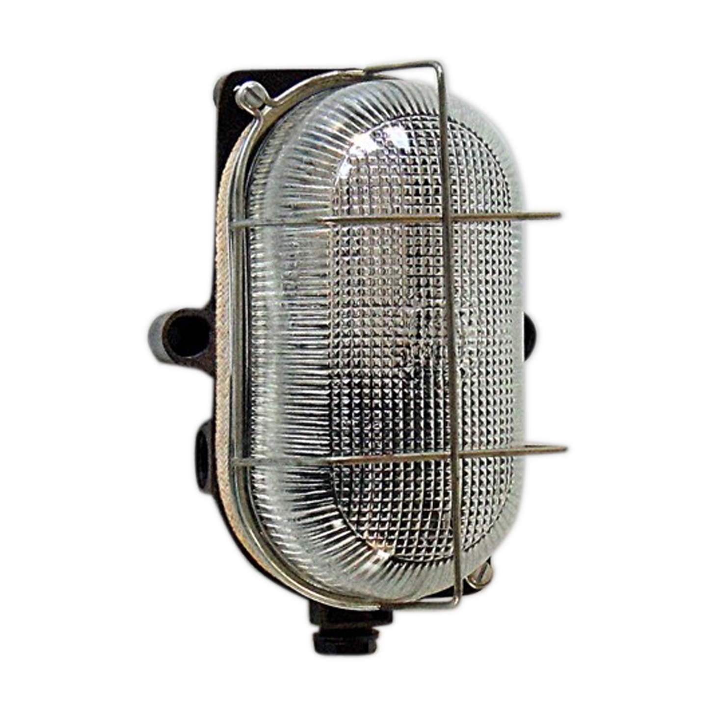 Window sconce - ceiling light in Bakelite and glass