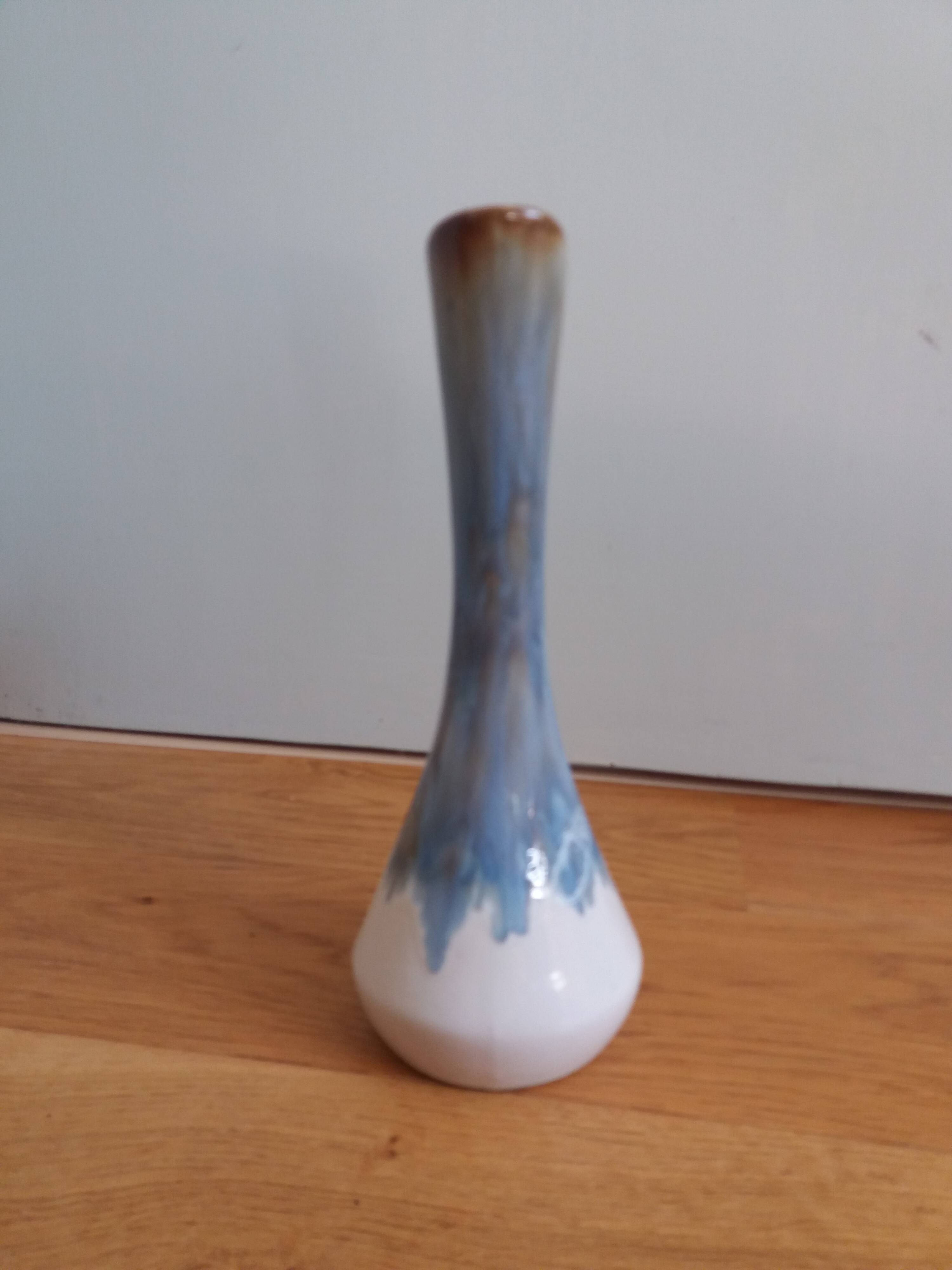 Rhoda clouds stoneware pitcher vase