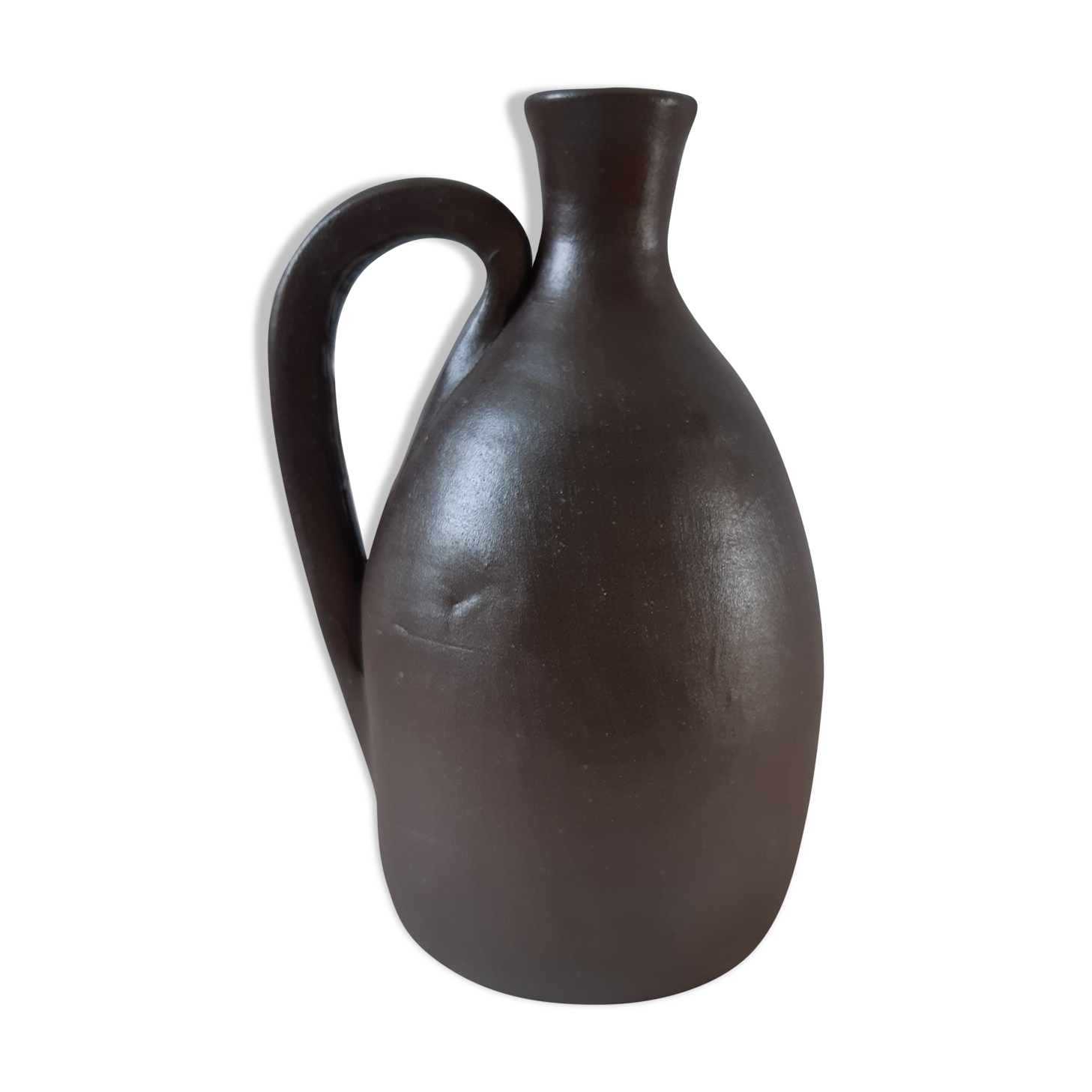 Brown sandstone pitcher 50s-60s