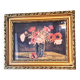 Peinture jack aquarelle nature morte france 1938 bouquet d'anémones