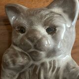 Cat sculpture. Sandstone. Actual size