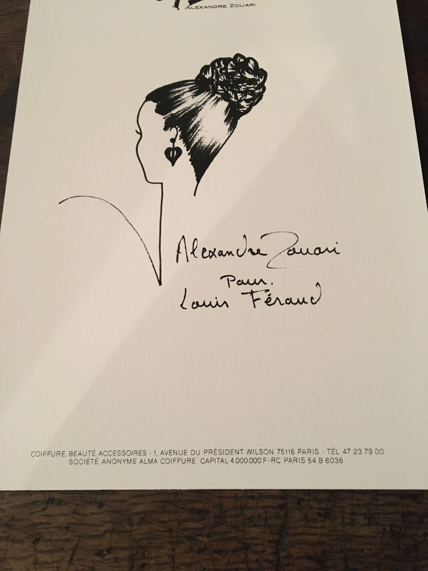 Press fashion illustration Alexandre de Paris