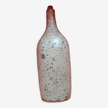 Artisanal stoneware bottle..