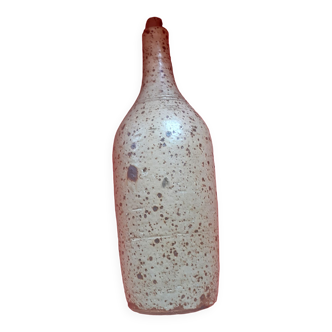 Artisanal stoneware bottle..