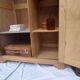 Parisian wardrobe in raw wood
