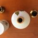 Flacons de parfum porcelaine Limoges Vapocler Clercygne Paris - année 70