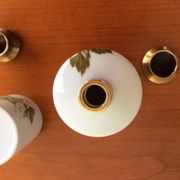 Limoges Vapocler Clercygne Paris porcelain perfume bottles - year 70