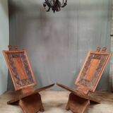 Pair of African seats