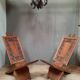 Pair of African seats