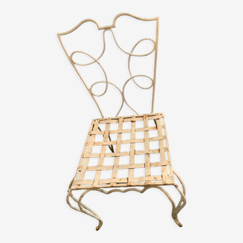 Wrought iron chair