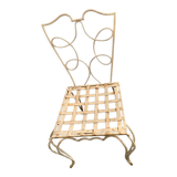 Chaise en fer forgé