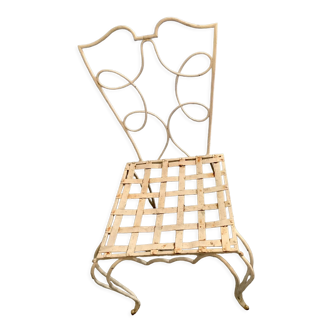 Wrought iron chair