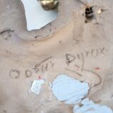 Ceramic rooster wall decoration