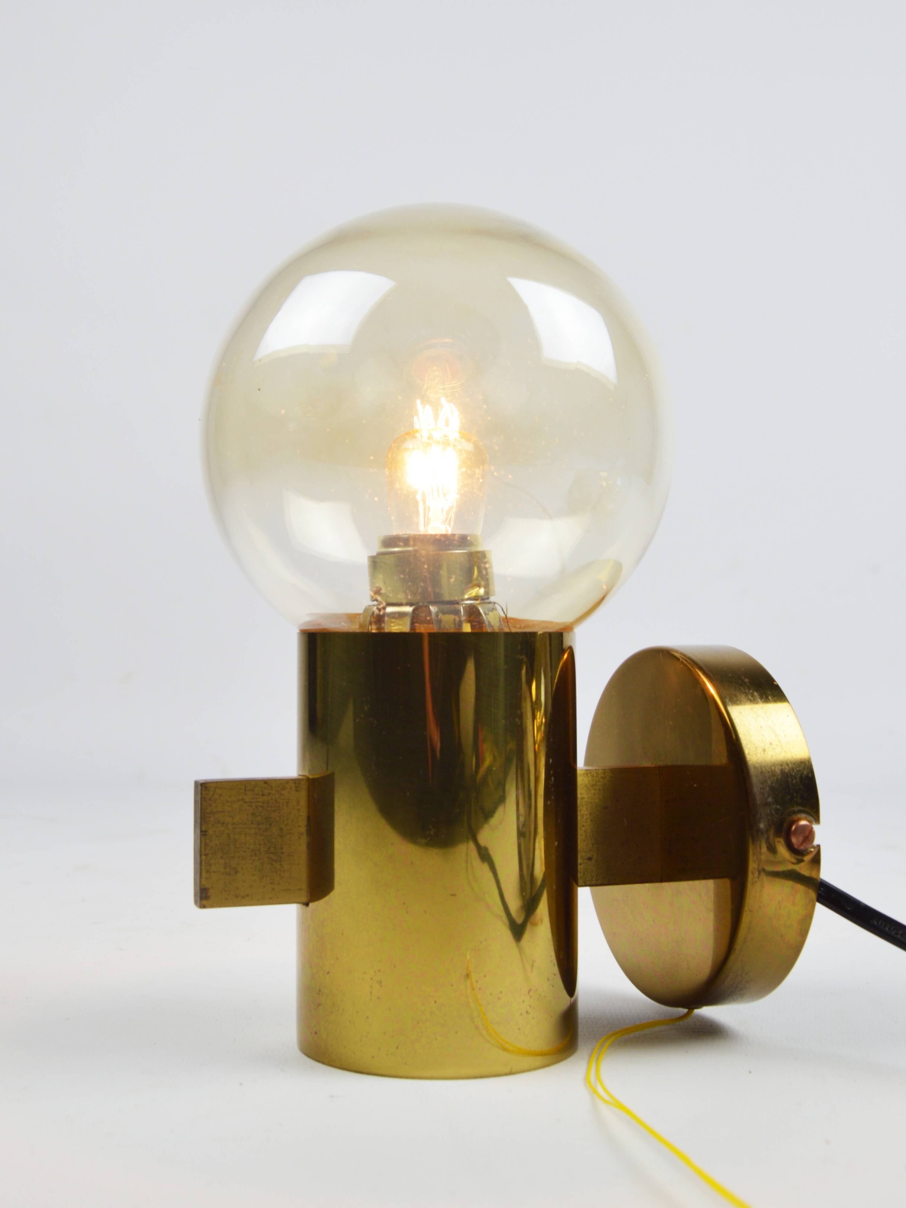 Wall lamps by H. A. Jakobsson, Sweden, 1960s