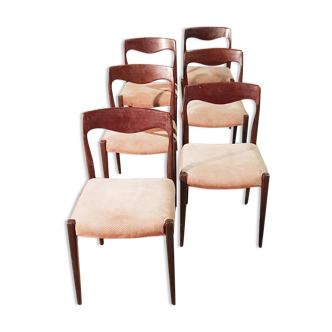 6 scandinavian chairs
