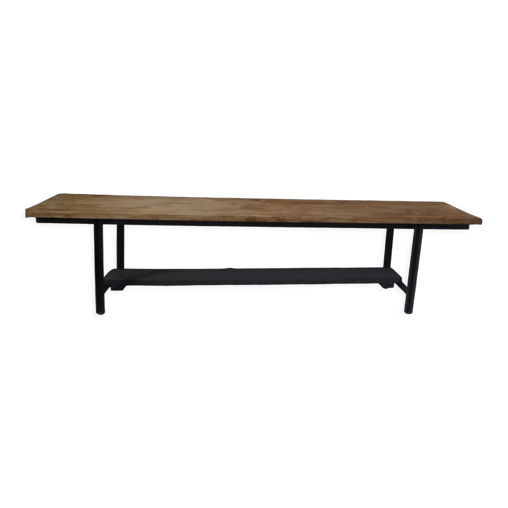 Industrial bench metal structure