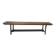 Industrial bench metal structure