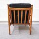 Fauteuil danois en cuir