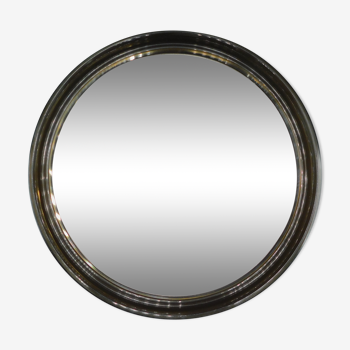 Gilac smoked plastic mirror from the 70s - 40 cm