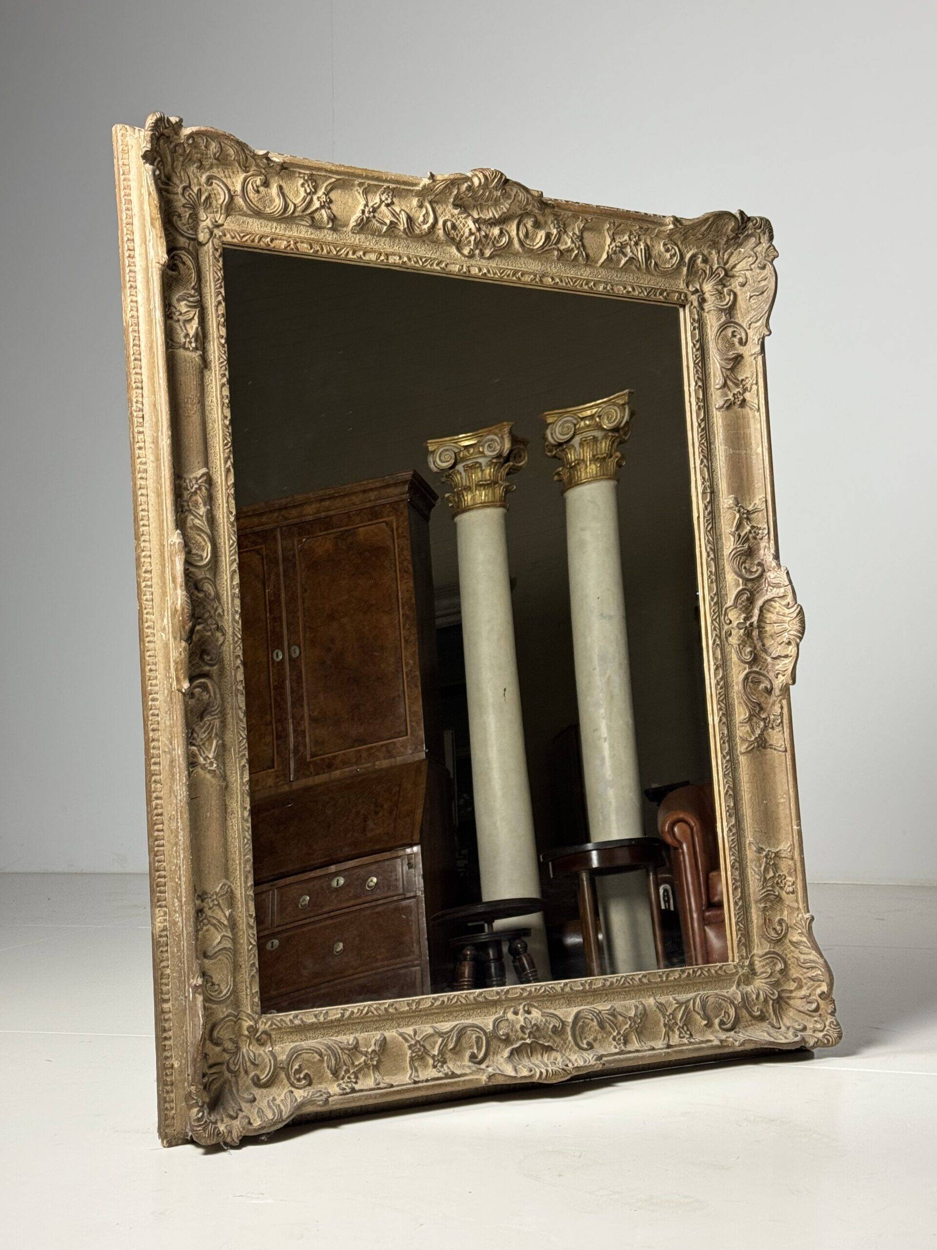 Large classic rural mirror