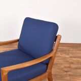 Danish Teak Senator Lounge Chair by Ole Wanscher for Cado, 1960s.