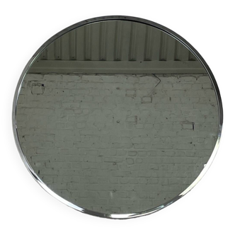 Vintage round chrome mirror