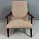 Danish teak armchair newly upholstered, 1960s