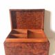 Large jewel box in thuya magnifying glass, 1970s