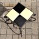 Coffee table Plant holder in wrought iron and ceramic tiles 1960-1970
